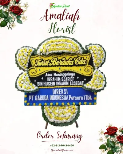 Papan Bunga Duka di Rowolaku